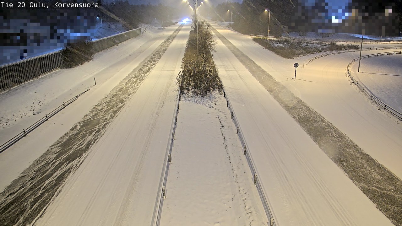 Kelikamerat Kuva Tie 20 Oulu Korvensuora, Oulu, Pohjois-Pohjanmaa