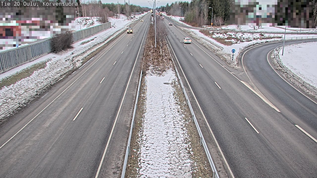 Kelikamerat Kuva Tie 20 Oulu Korvensuora, Oulu, Pohjois-Pohjanmaa