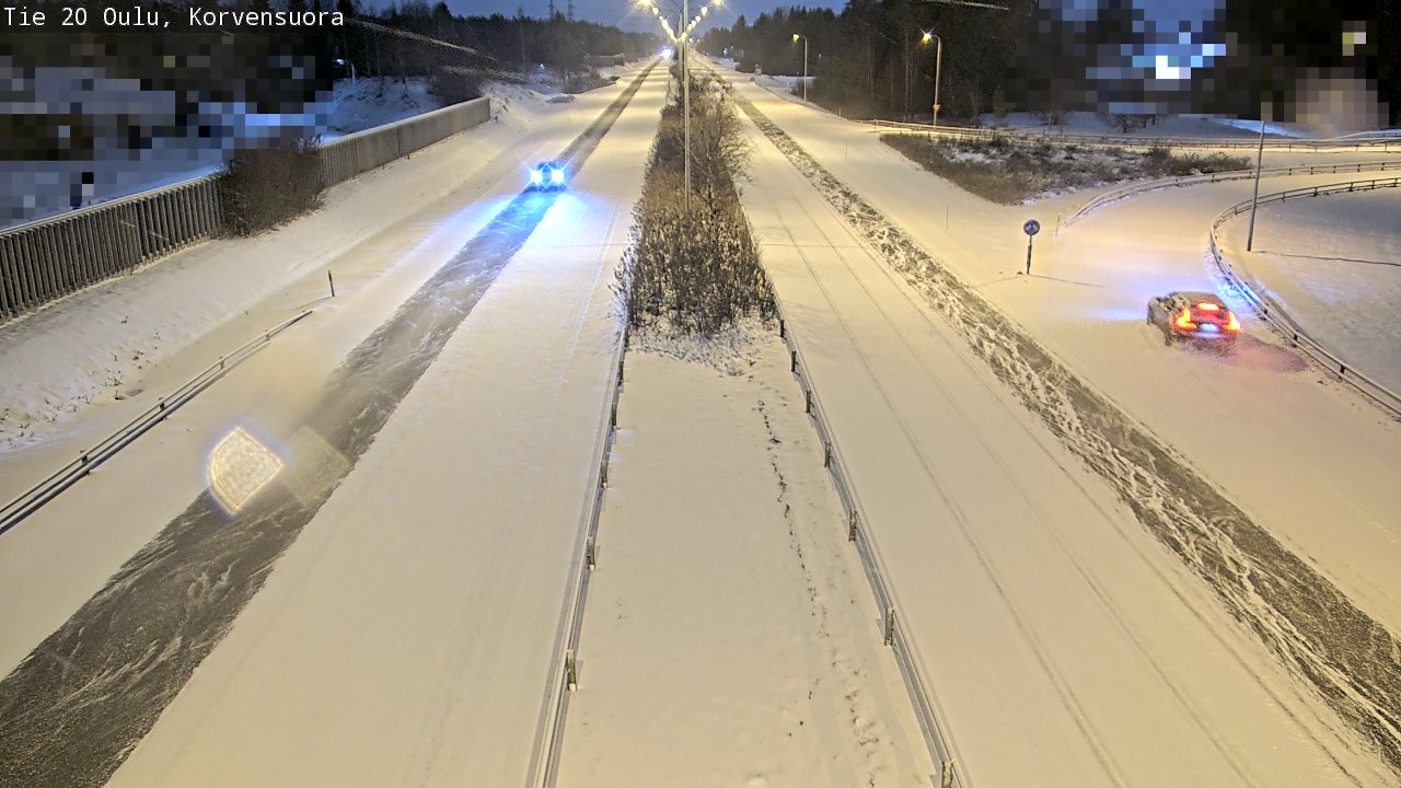 Kelikamerat Kuva Tie 20 Oulu Korvensuora, Oulu, Pohjois-Pohjanmaa