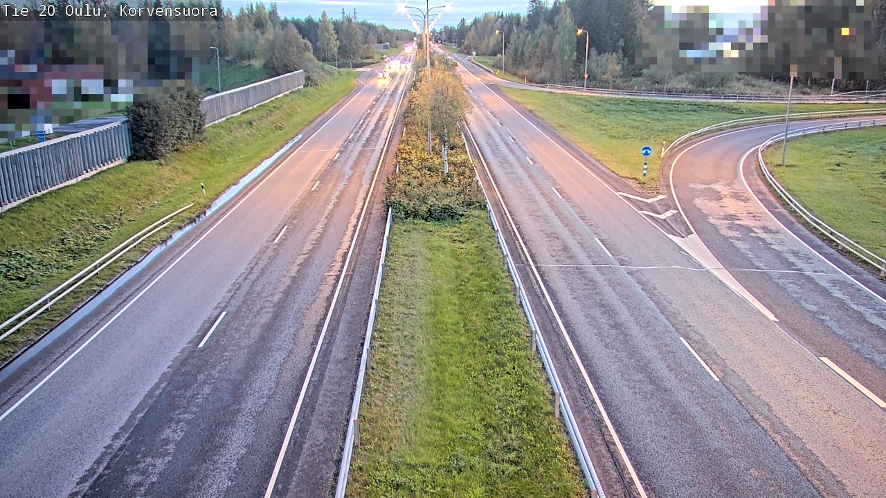 Kelikamerat Kuva Tie 20 Oulu Korvensuora, Oulu, Pohjois-Pohjanmaa