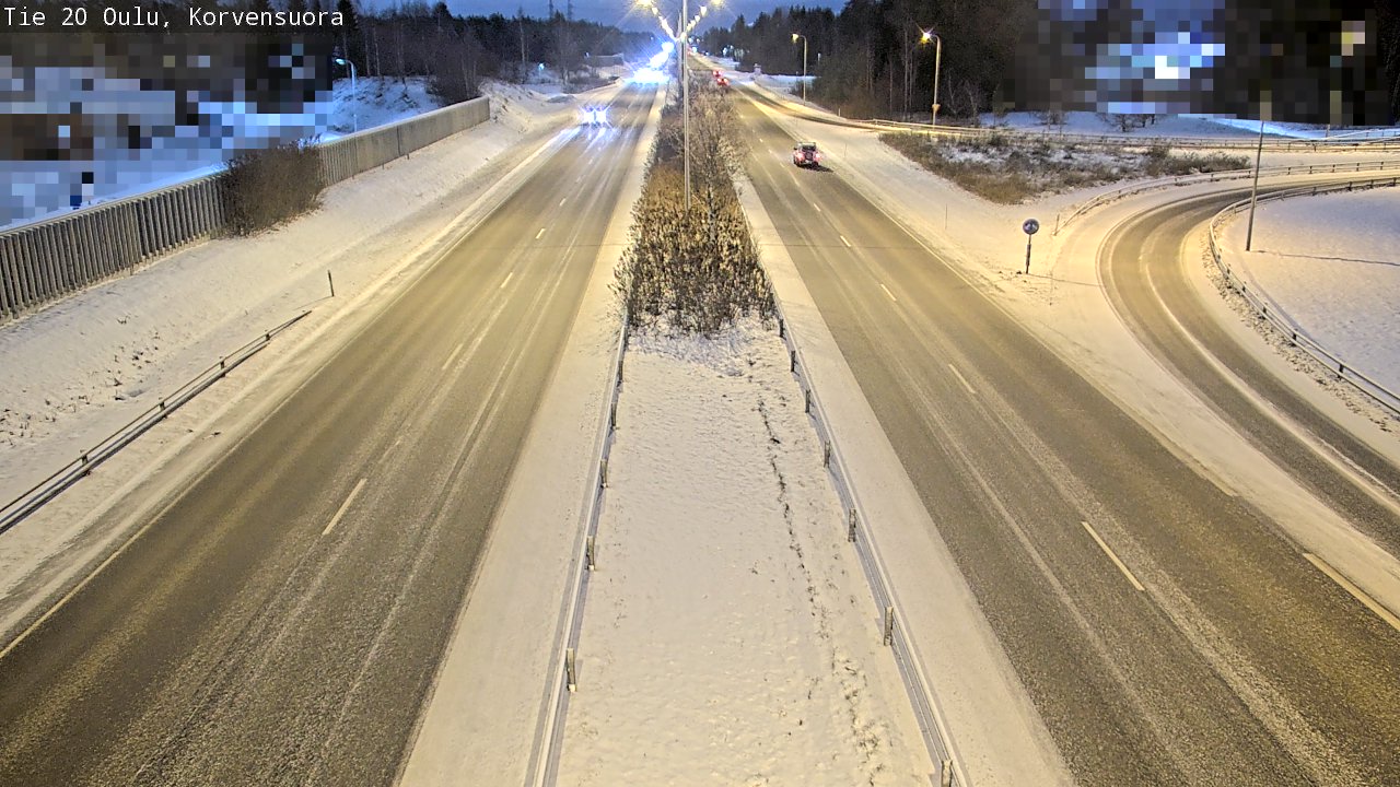 Kelikamerat Kuva Tie 20 Oulu Korvensuora, Oulu, Pohjois-Pohjanmaa