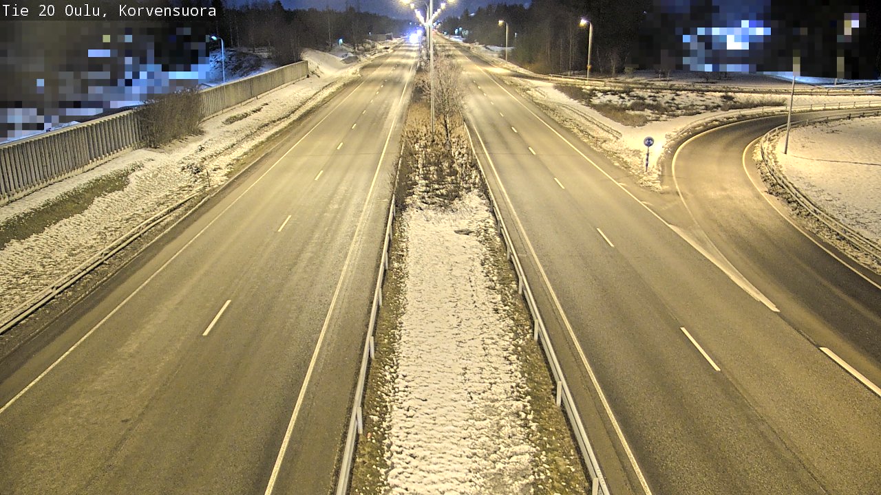 Kelikamerat Kuva Tie 20 Oulu Korvensuora, Oulu, Pohjois-Pohjanmaa