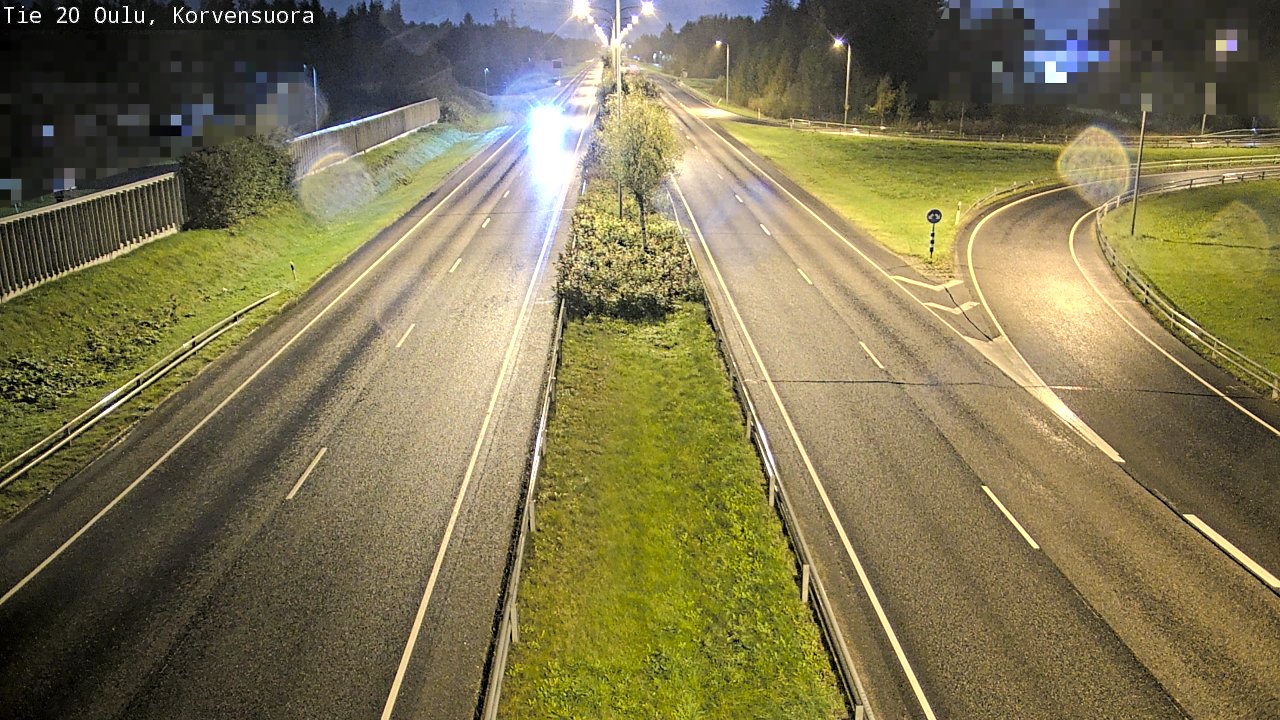 Kelikamerat Kuva Tie 20 Oulu Korvensuora, Oulu, Pohjois-Pohjanmaa