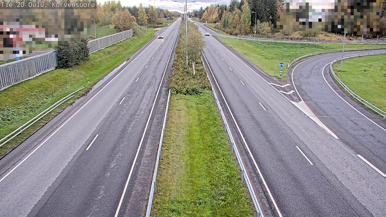 Kelikamerat Kuva Tie 20 Oulu Korvensuora, Oulu, Pohjois-Pohjanmaa