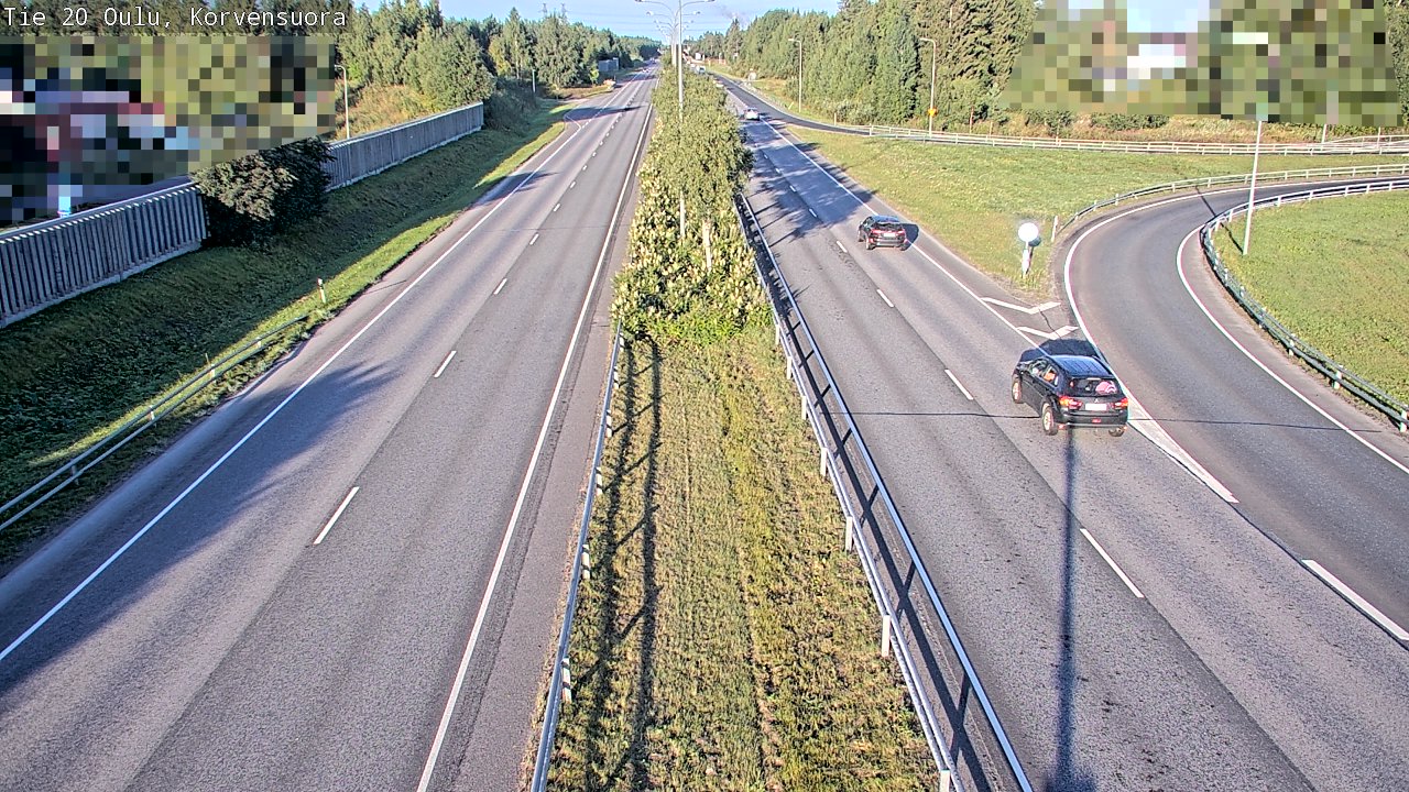 Weather Camera Image Road 20 Oulu Korvensuora, Oulu, Pohjois-Pohjanmaa