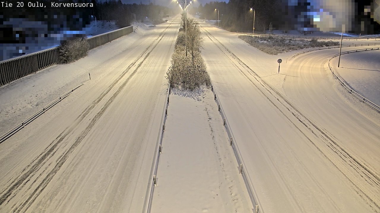 Kelikamerat Kuva Tie 20 Oulu Korvensuora, Oulu, Pohjois-Pohjanmaa
