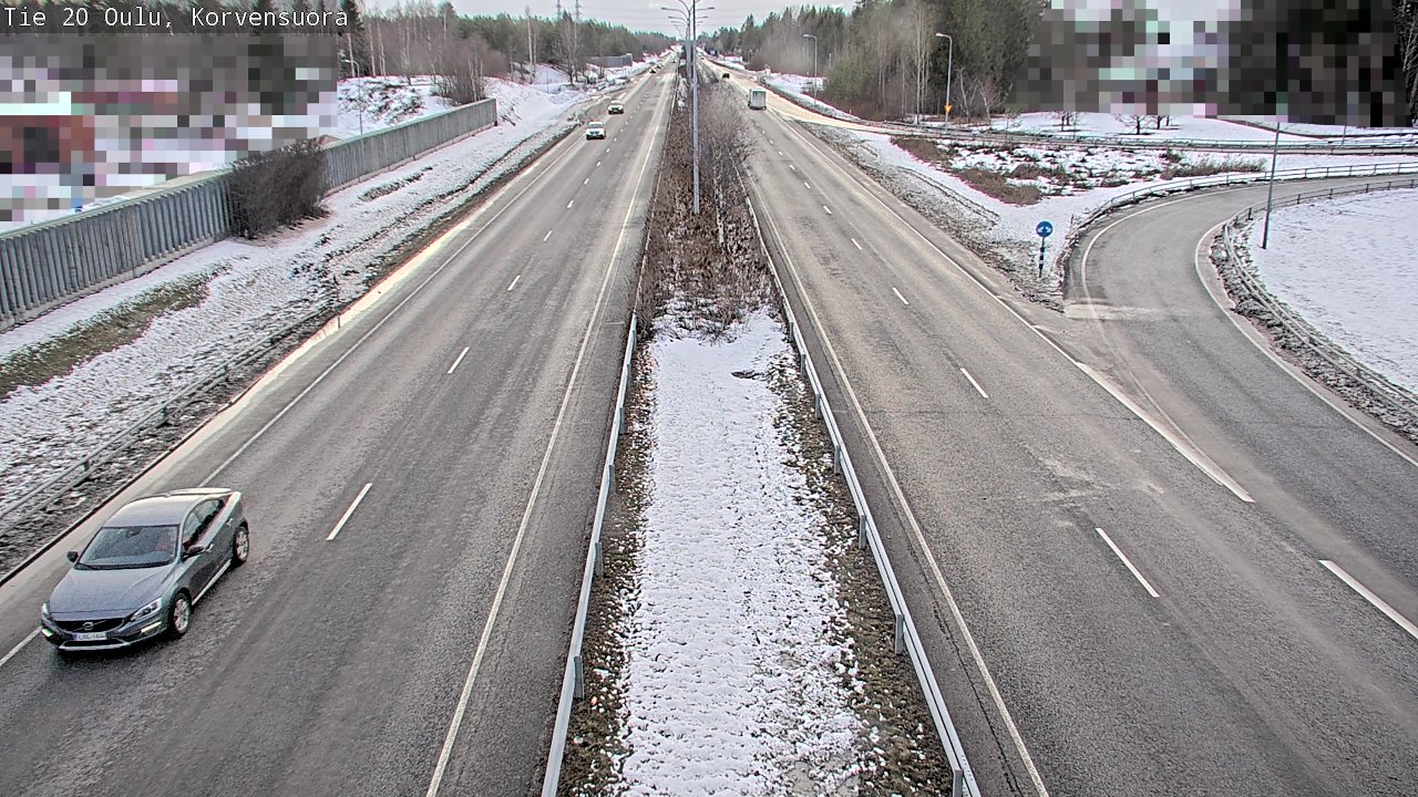 Kelikamerat Kuva Tie 20 Oulu Korvensuora, Oulu, Pohjois-Pohjanmaa