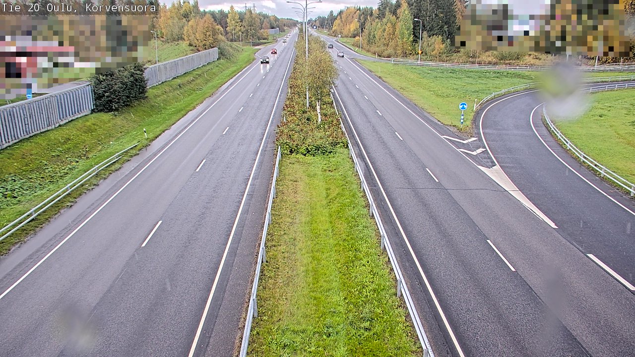 Kelikamerat Kuva Tie 20 Oulu Korvensuora, Oulu, Pohjois-Pohjanmaa