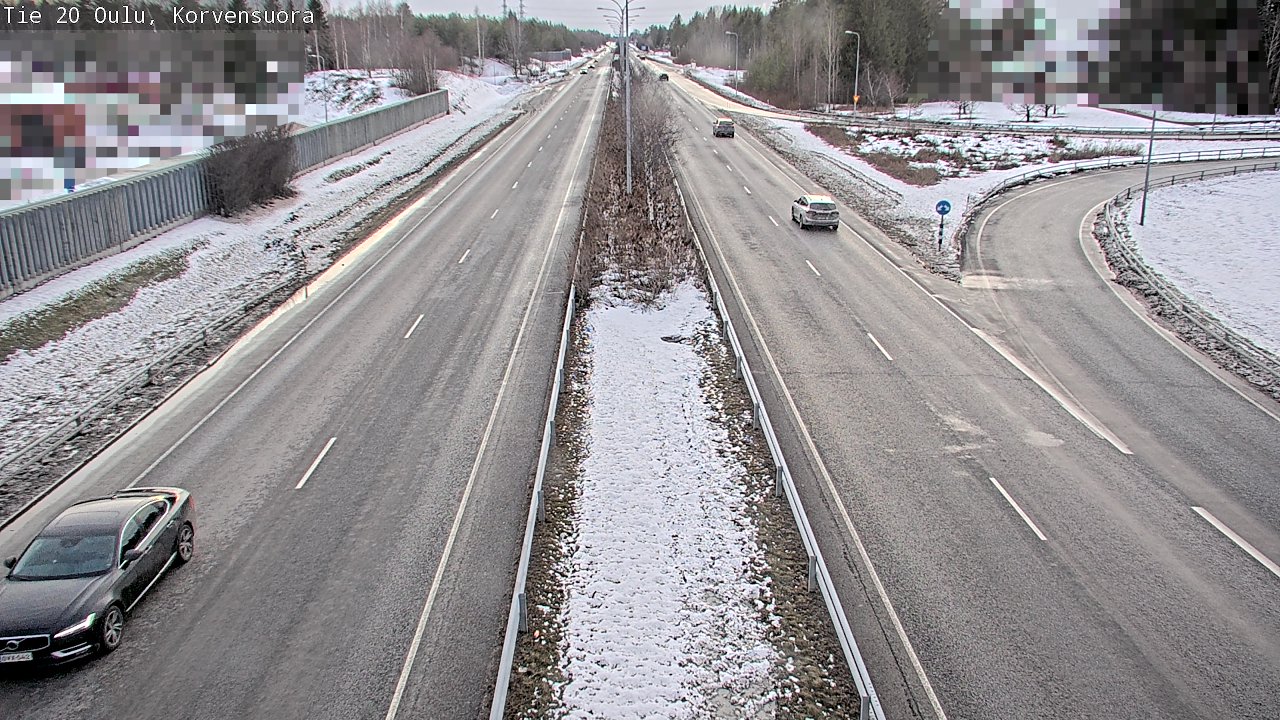 Kelikamerat Kuva Tie 20 Oulu Korvensuora, Oulu, Pohjois-Pohjanmaa