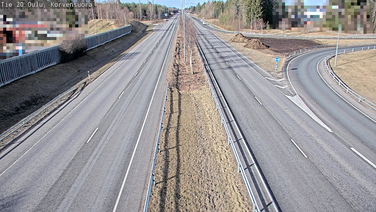 Kelikamerat Kuva Tie 20 Oulu Korvensuora, Oulu, Pohjois-Pohjanmaa