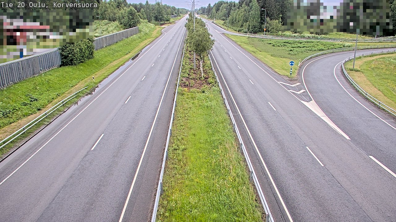 Kelikamerat Kuva Tie 20 Oulu Korvensuora, Oulu, Pohjois-Pohjanmaa