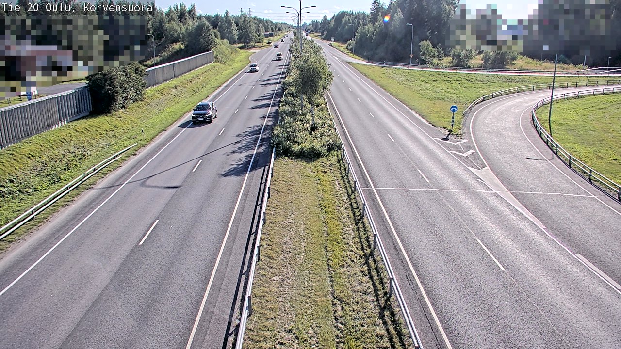 Kelikamerat Kuva Tie 20 Oulu Korvensuora, Oulu, Pohjois-Pohjanmaa