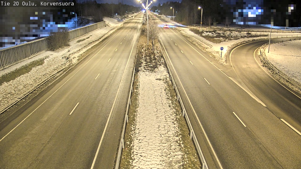 Kelikamerat Kuva Tie 20 Oulu Korvensuora, Oulu, Pohjois-Pohjanmaa