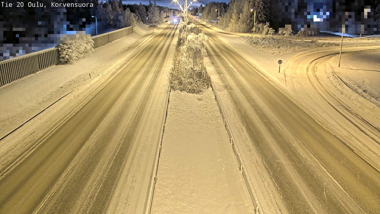 Kelikamerat Kuva Tie 20 Oulu Korvensuora, Oulu, Pohjois-Pohjanmaa