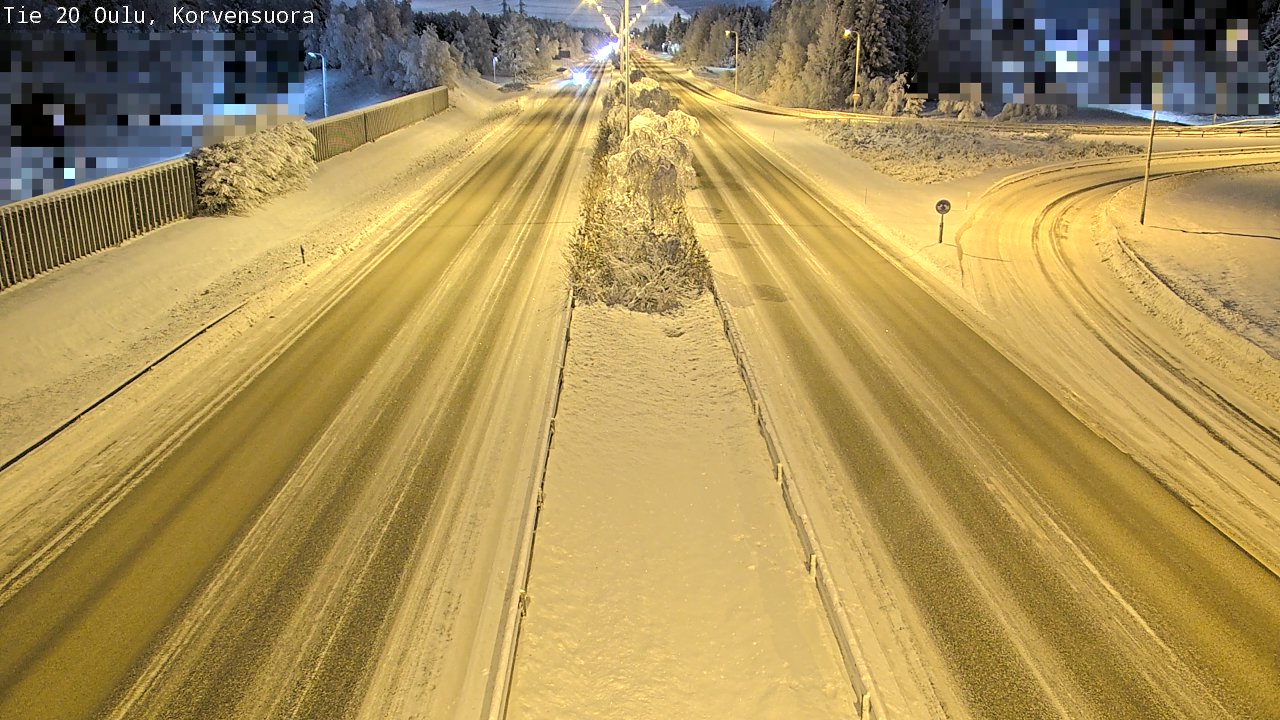 Kelikamerat Kuva Tie 20 Oulu Korvensuora, Oulu, Pohjois-Pohjanmaa