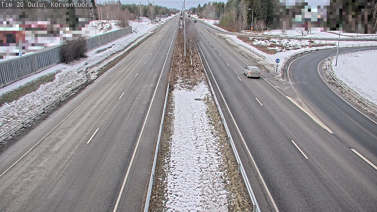 Kelikamerat Kuva Tie 20 Oulu Korvensuora, Oulu, Pohjois-Pohjanmaa