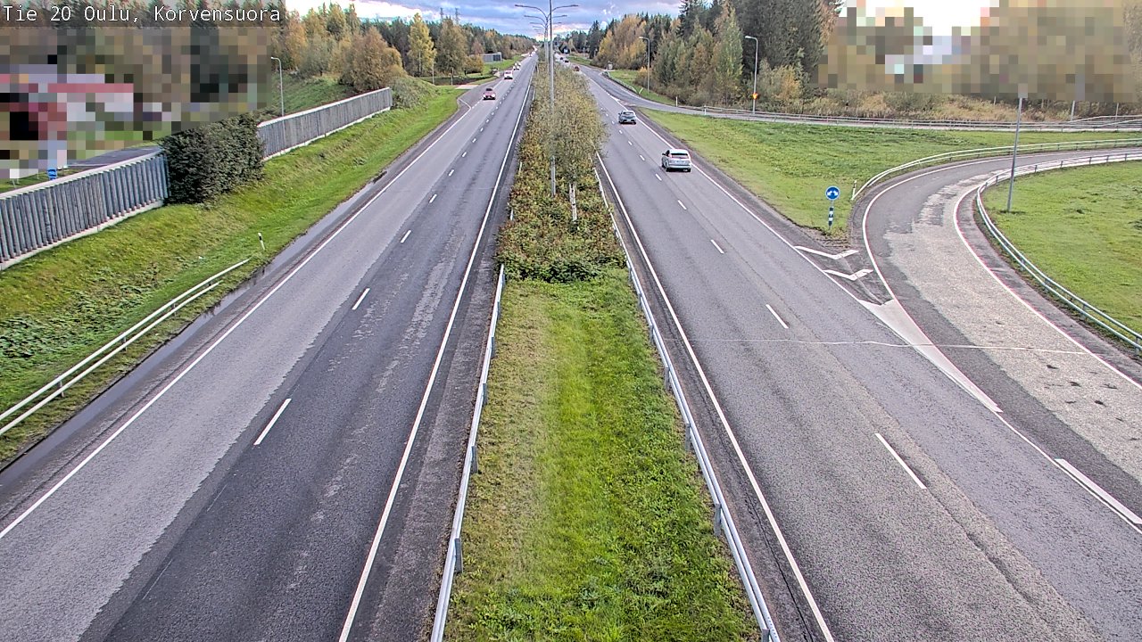 Kelikamerat Kuva Tie 20 Oulu Korvensuora, Oulu, Pohjois-Pohjanmaa