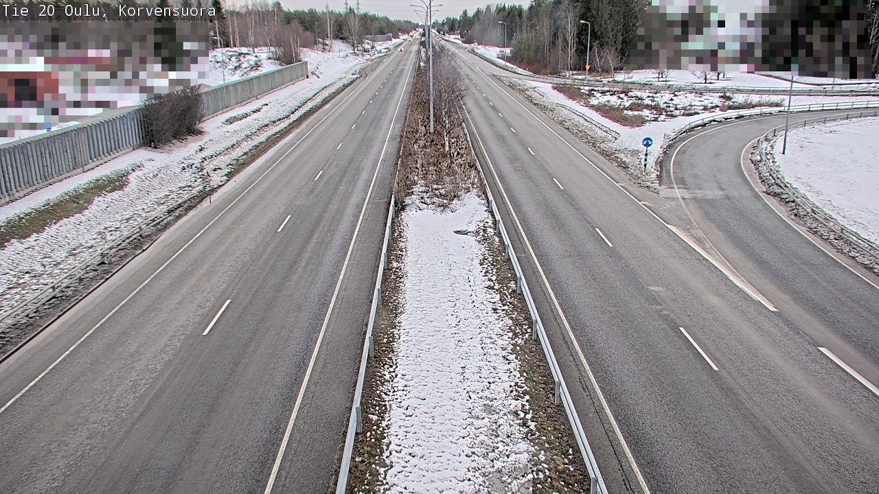 Kelikamerat Kuva Tie 20 Oulu Korvensuora, Oulu, Pohjois-Pohjanmaa