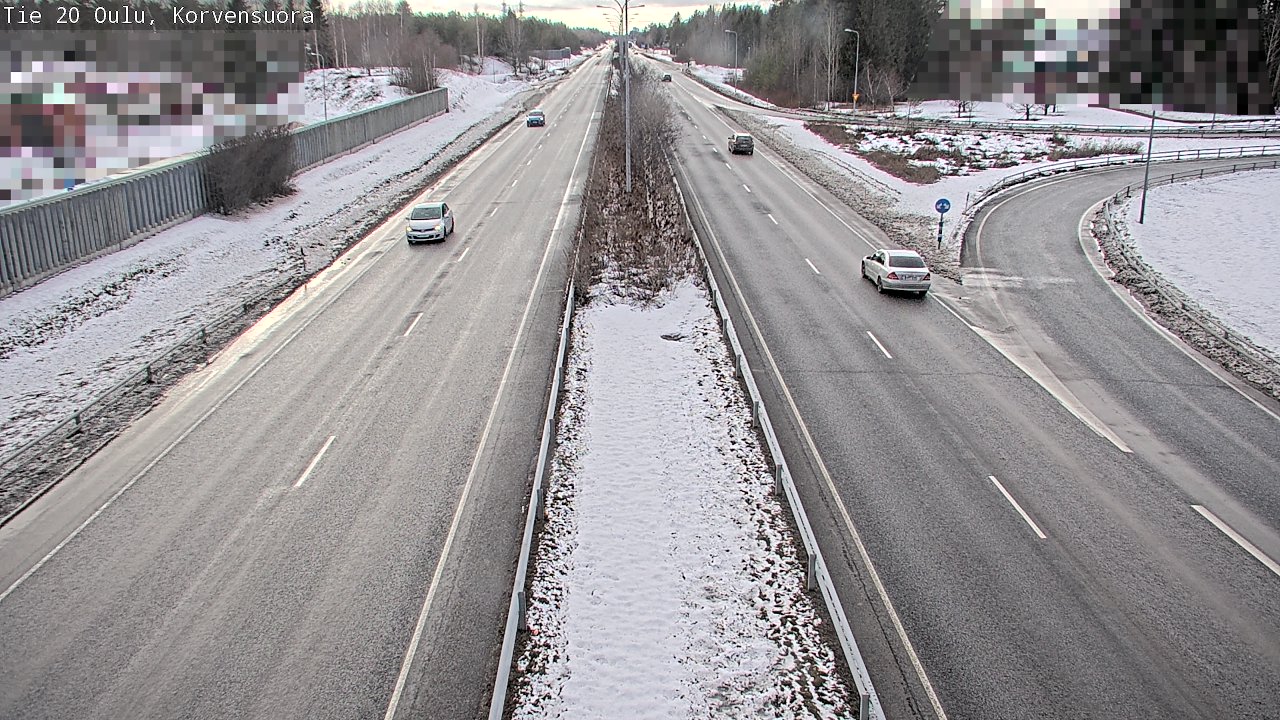 Kelikamerat Kuva Tie 20 Oulu Korvensuora, Oulu, Pohjois-Pohjanmaa