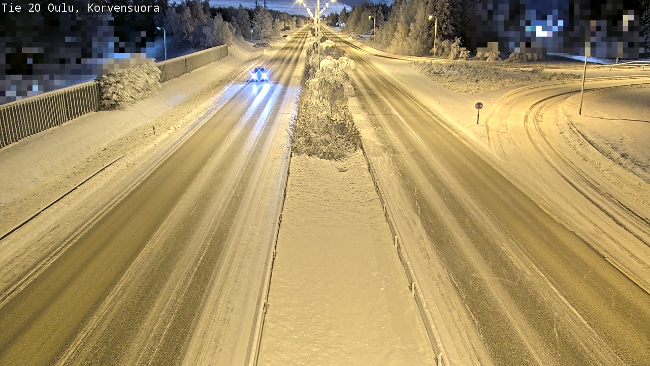 Kelikamerat Kuva Tie 20 Oulu Korvensuora, Oulu, Pohjois-Pohjanmaa