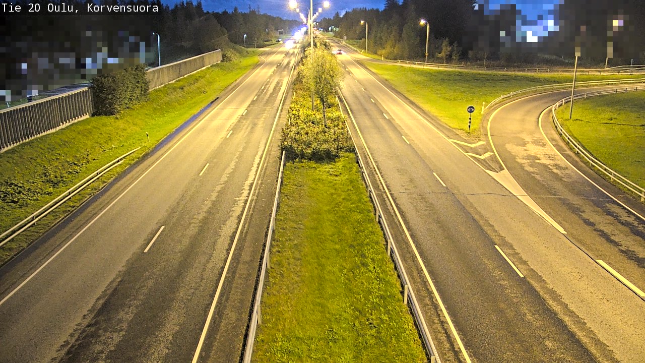 Kelikamerat Kuva Tie 20 Oulu Korvensuora, Oulu, Pohjois-Pohjanmaa