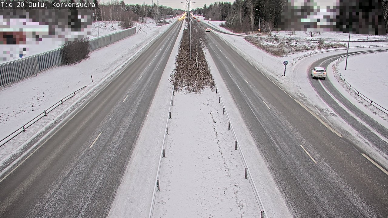 Kelikamerat Kuva Tie 20 Oulu Korvensuora, Oulu, Pohjois-Pohjanmaa