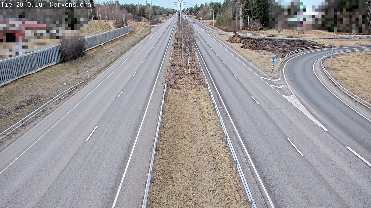Kelikamerat Kuva Tie 20 Oulu Korvensuora, Oulu, Pohjois-Pohjanmaa