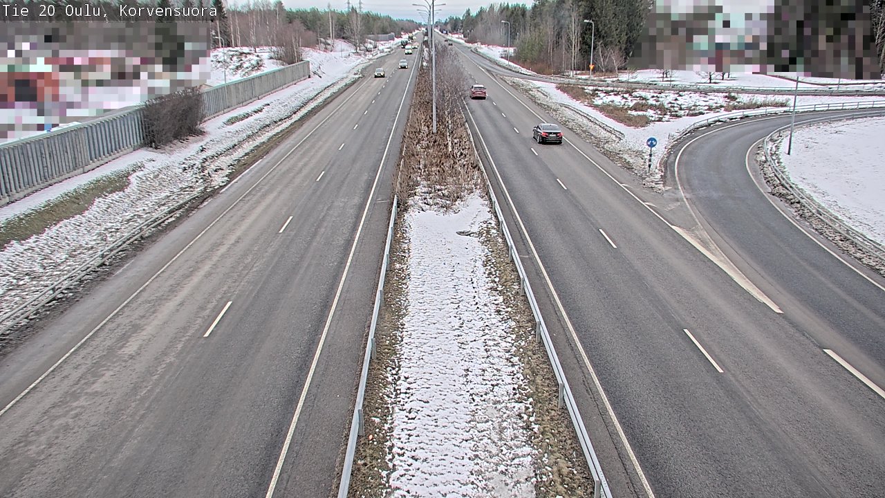 Kelikamerat Kuva Tie 20 Oulu Korvensuora, Oulu, Pohjois-Pohjanmaa