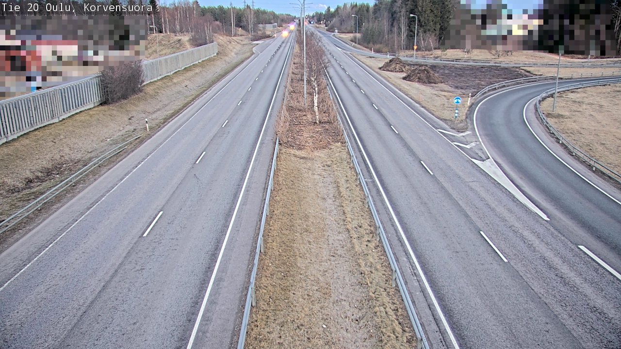 Kelikamerat Kuva Tie 20 Oulu Korvensuora, Oulu, Pohjois-Pohjanmaa