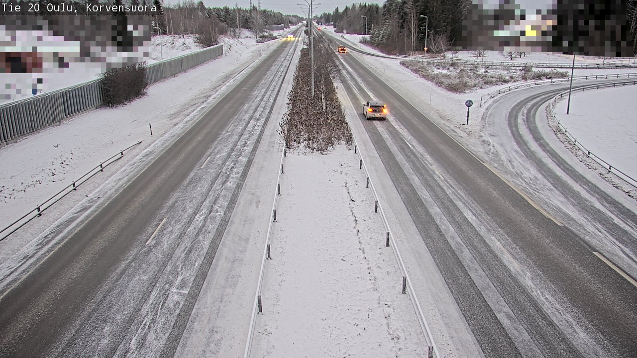 Kelikamerat Kuva Tie 20 Oulu Korvensuora, Oulu, Pohjois-Pohjanmaa