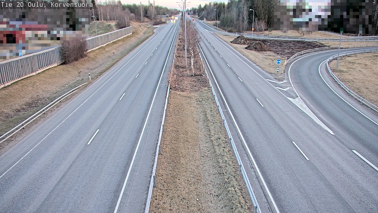 Kelikamerat Kuva Tie 20 Oulu Korvensuora, Oulu, Pohjois-Pohjanmaa