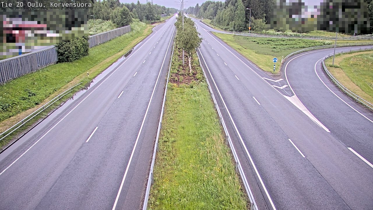 Kelikamerat Kuva Tie 20 Oulu Korvensuora, Oulu, Pohjois-Pohjanmaa