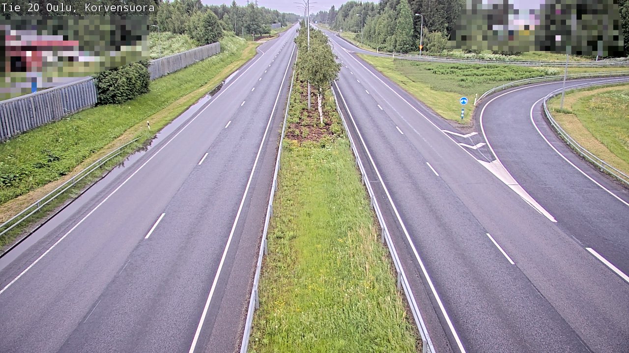 Kelikamerat Kuva Tie 20 Oulu Korvensuora, Oulu, Pohjois-Pohjanmaa