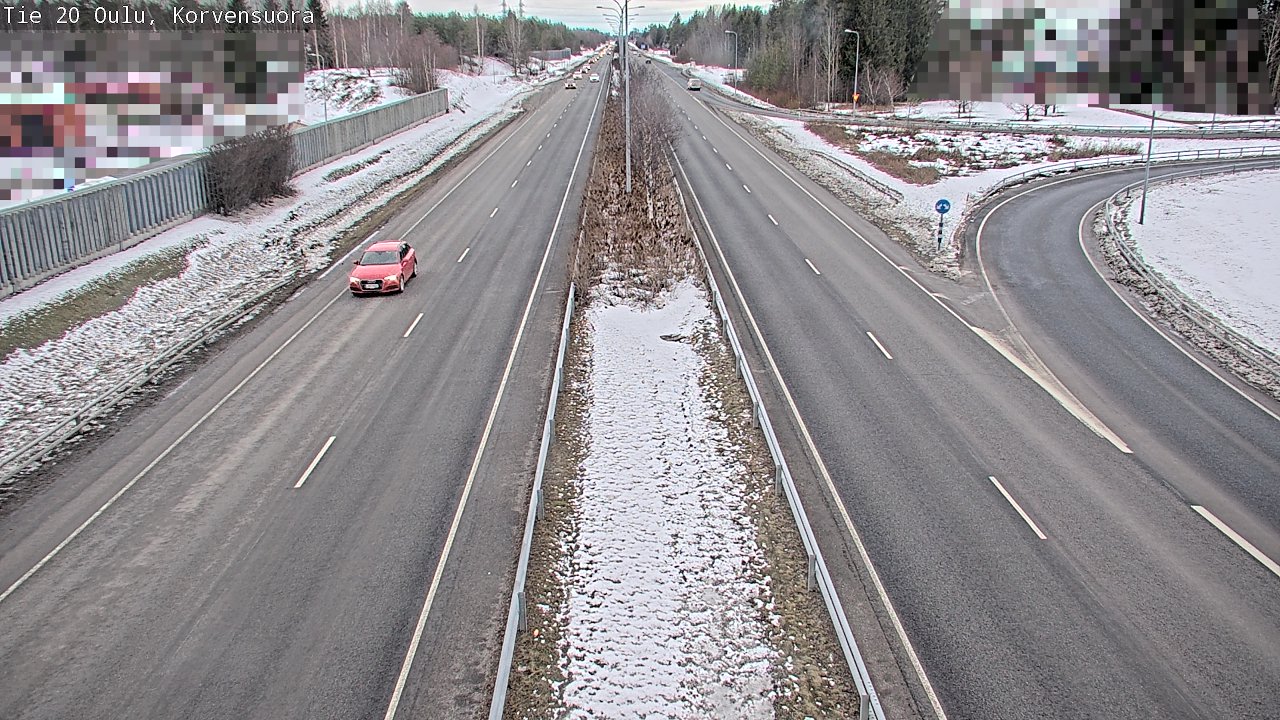 Kelikamerat Kuva Tie 20 Oulu Korvensuora, Oulu, Pohjois-Pohjanmaa