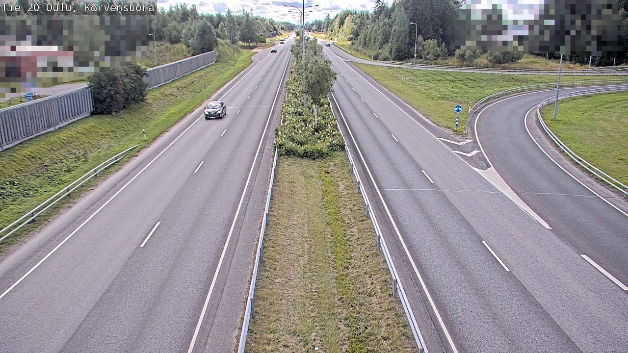 Kelikamerat Kuva Tie 20 Oulu Korvensuora, Oulu, Pohjois-Pohjanmaa