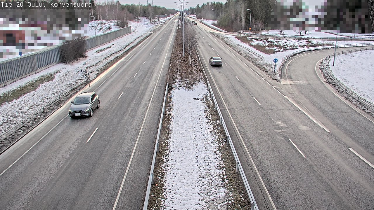 Kelikamerat Kuva Tie 20 Oulu Korvensuora, Oulu, Pohjois-Pohjanmaa