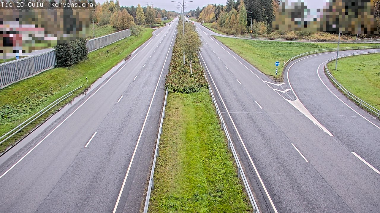 Kelikamerat Kuva Tie 20 Oulu Korvensuora, Oulu, Pohjois-Pohjanmaa