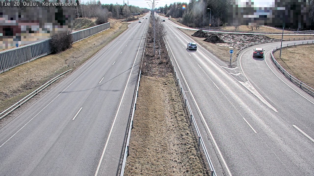 Kelikamerat Kuva Tie 20 Oulu Korvensuora, Oulu, Pohjois-Pohjanmaa