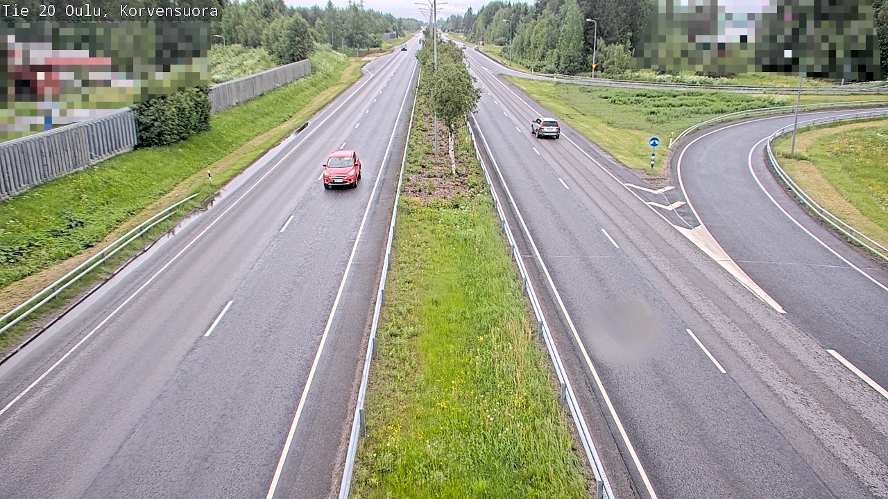 Kelikamerat Kuva Tie 20 Oulu Korvensuora, Oulu, Pohjois-Pohjanmaa