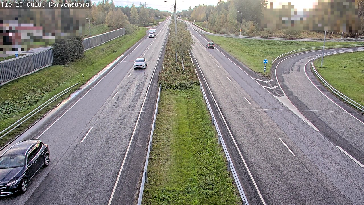 Kelikamerat Kuva Tie 20 Oulu Korvensuora, Oulu, Pohjois-Pohjanmaa