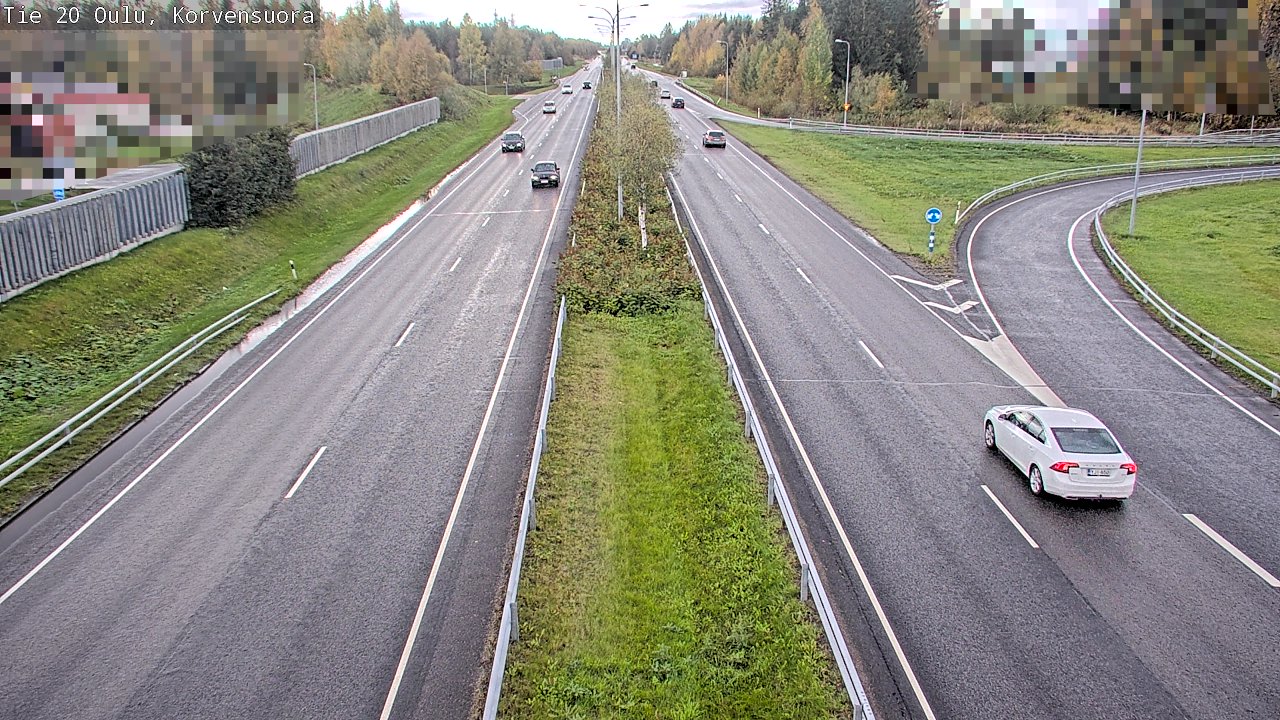 Kelikamerat Kuva Tie 20 Oulu Korvensuora, Oulu, Pohjois-Pohjanmaa