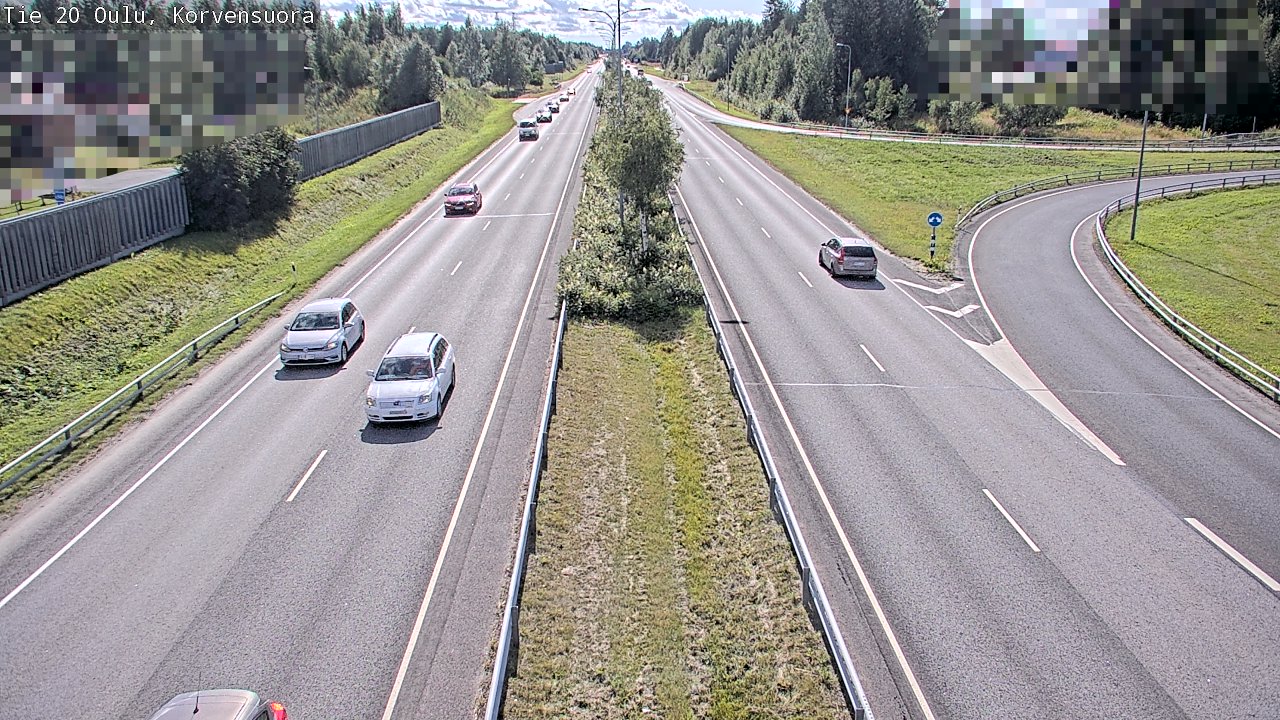 Kelikamerat Kuva Tie 20 Oulu Korvensuora, Oulu, Pohjois-Pohjanmaa