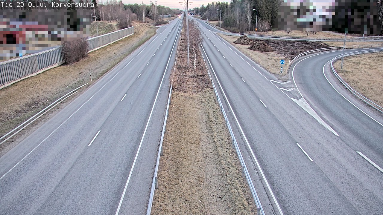 Kelikamerat Kuva Tie 20 Oulu Korvensuora, Oulu, Pohjois-Pohjanmaa