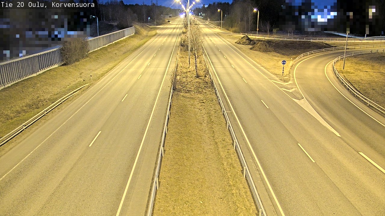 Kelikamerat Kuva Tie 20 Oulu Korvensuora, Oulu, Pohjois-Pohjanmaa