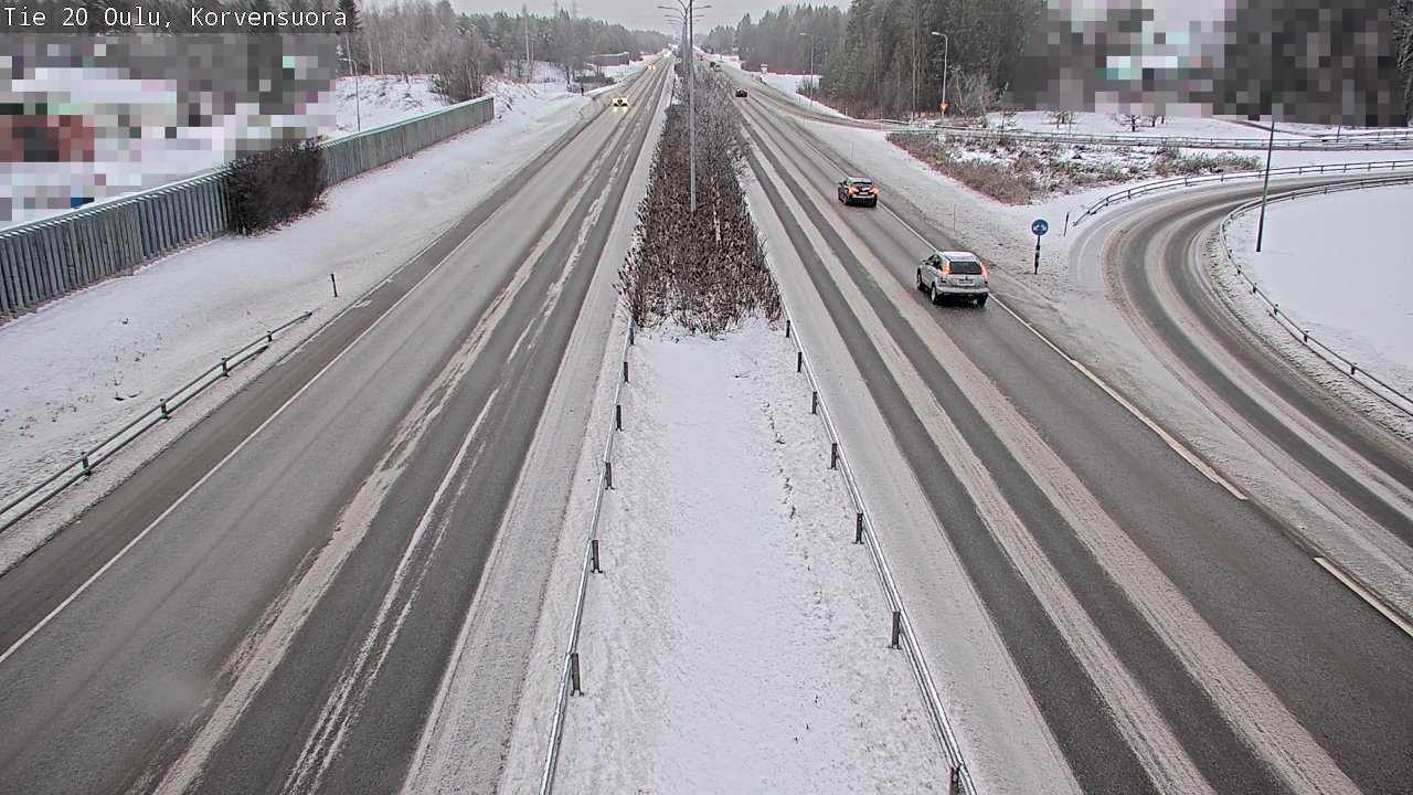 Weather Camera Image Väg 20 Uleåborg Korvensuora, Oulu, Pohjois-Pohjanmaa