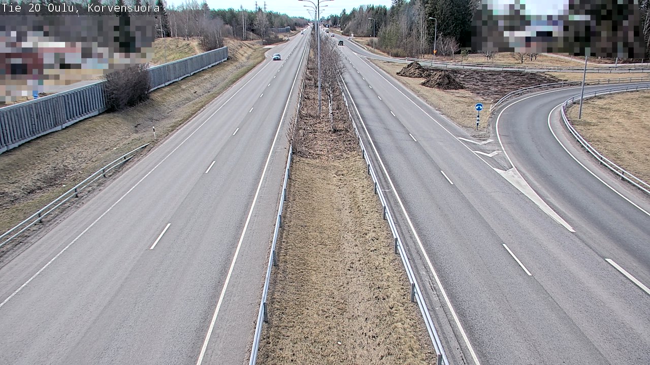 Kelikamerat Kuva Tie 20 Oulu Korvensuora, Oulu, Pohjois-Pohjanmaa