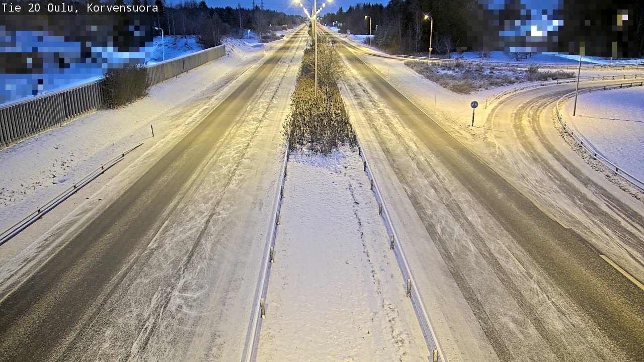 Kelikamerat Kuva Tie 20 Oulu Korvensuora, Oulu, Pohjois-Pohjanmaa