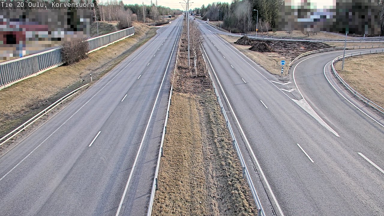 Kelikamerat Kuva Tie 20 Oulu Korvensuora, Oulu, Pohjois-Pohjanmaa