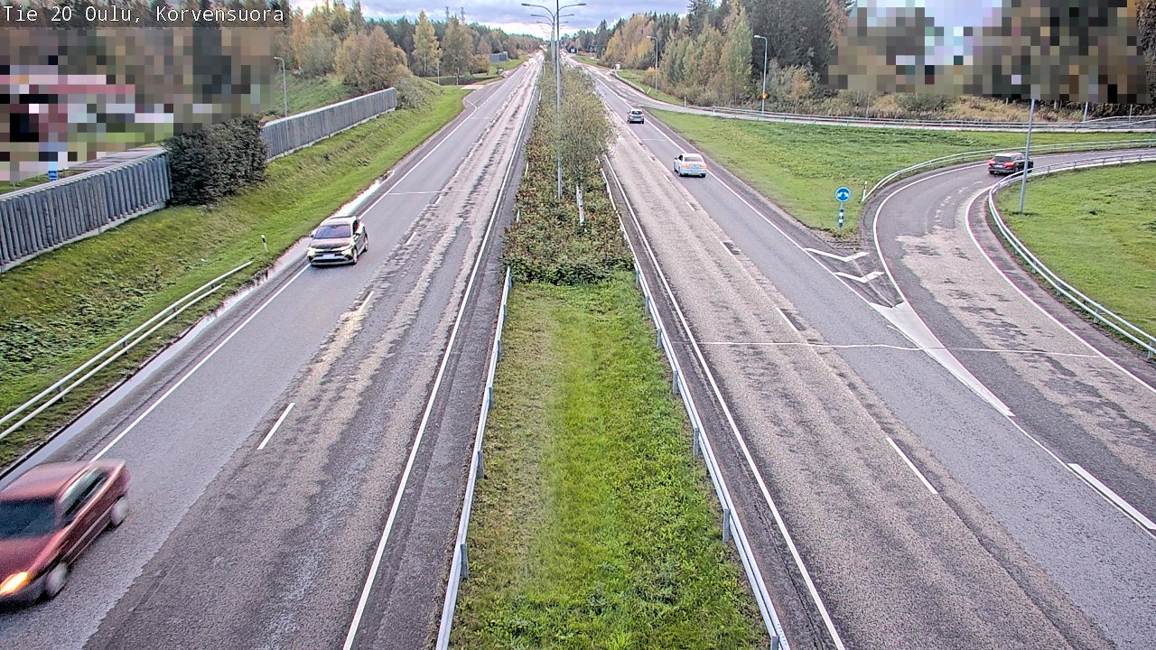 Kelikamerat Kuva Tie 20 Oulu Korvensuora, Oulu, Pohjois-Pohjanmaa
