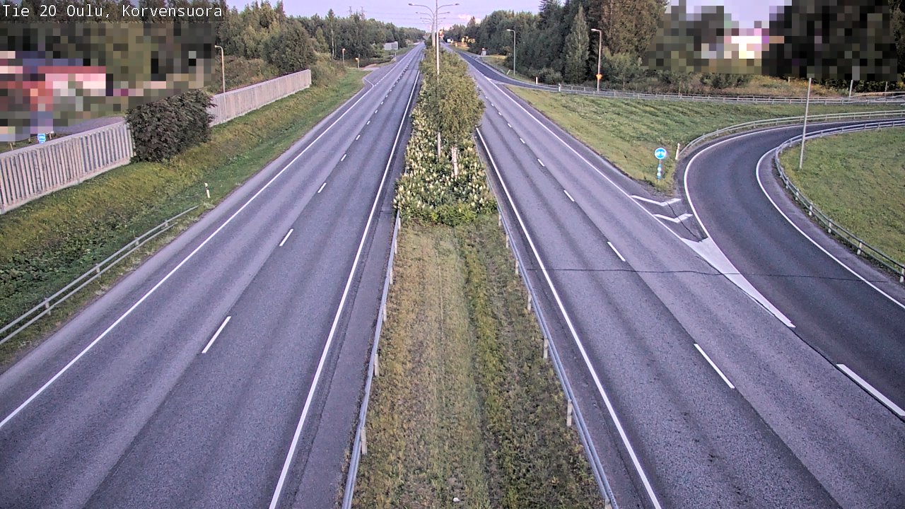 Kelikamerat Kuva Tie 20 Oulu Korvensuora, Oulu, Pohjois-Pohjanmaa